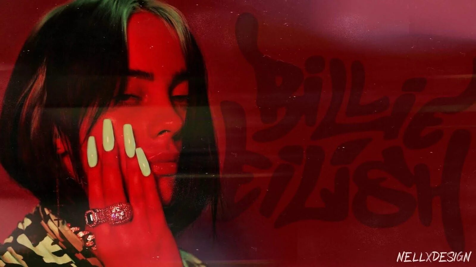 Билли айлиш айс. Billie Eilish desktop Wallpaper. Билли Айлиш обои Эстетика.