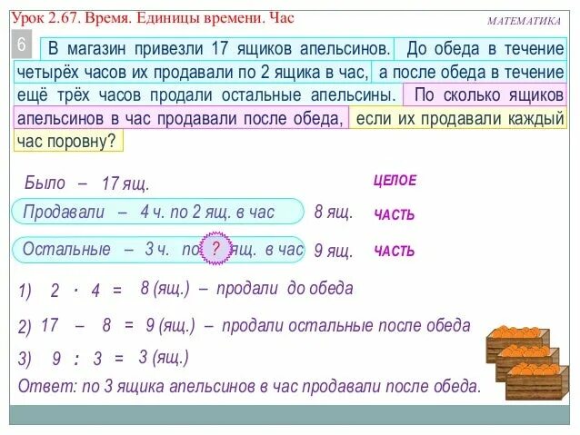 Сколько кг в ящике апельсинов. В магазин привезли 9 ящиков с апельсинами по 12 килограмм в каждом. Магазин привезли 3 ящика апельсинов по 17. В магазин привезли 8 коробок с бананами.