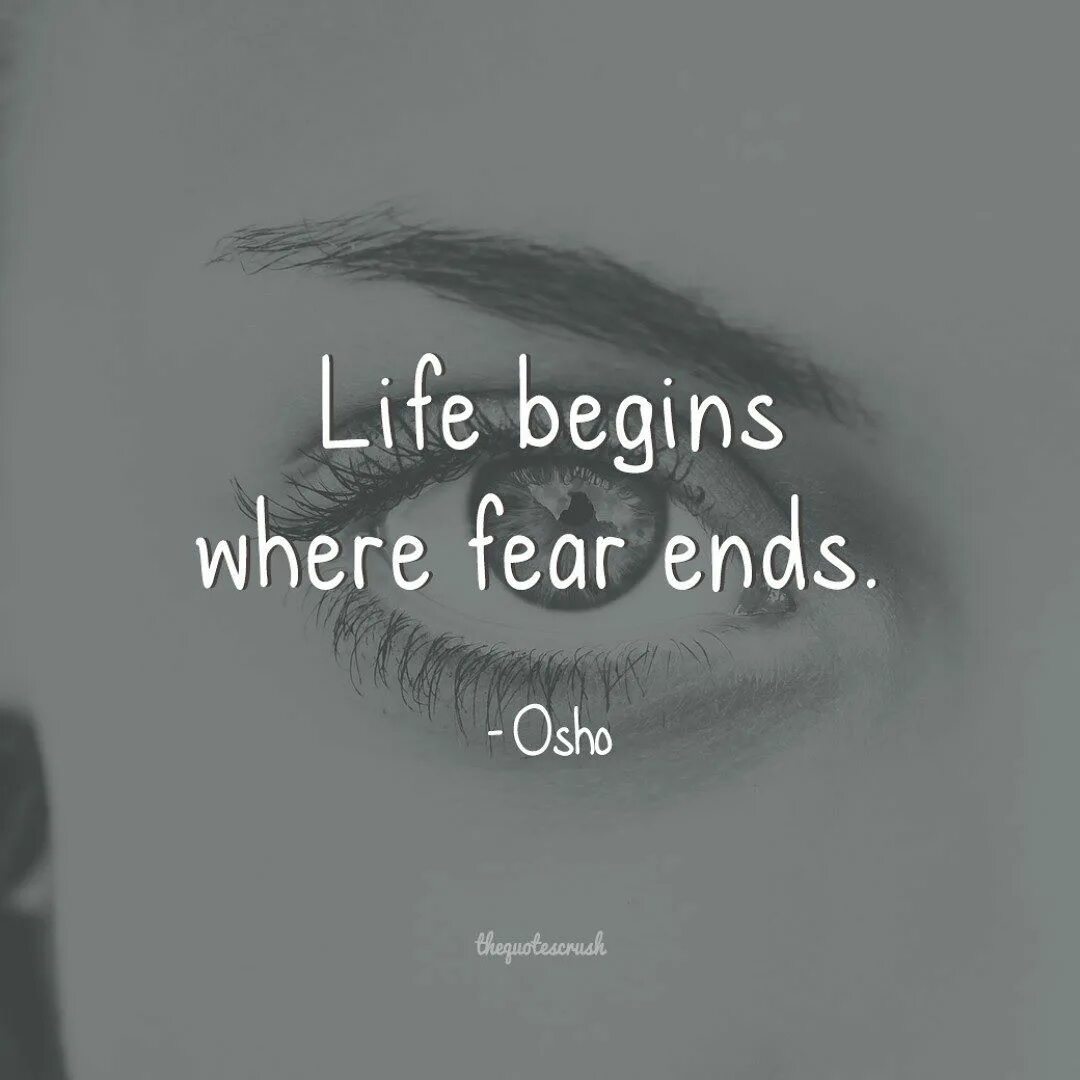Where are you begin. Life begins where fear ends заставка. life is a fear editors. what is fear in life.