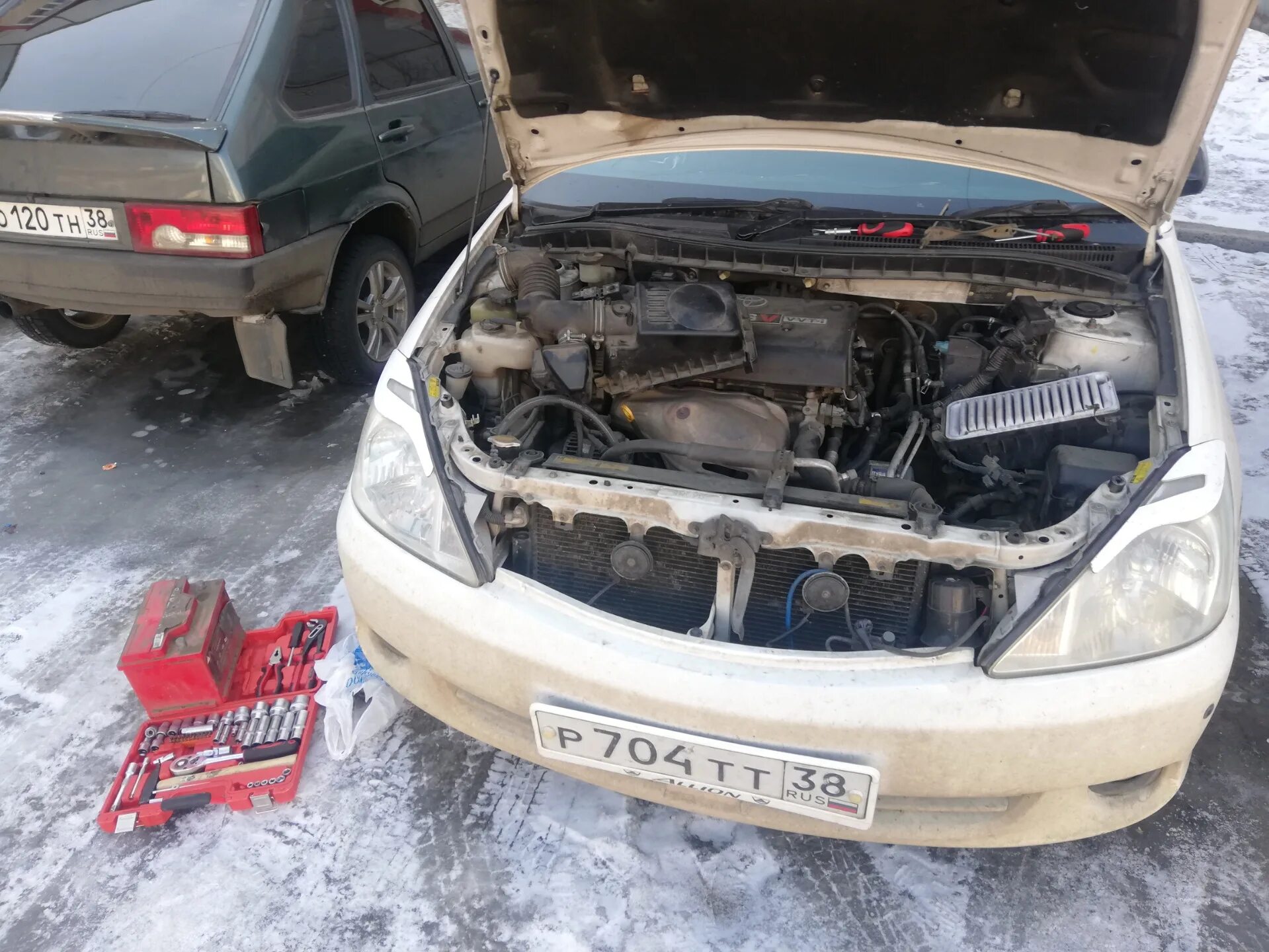 Как снять стартер на аллионе 24RAUTO Стартер 1ZZ Toyota в Красноярске