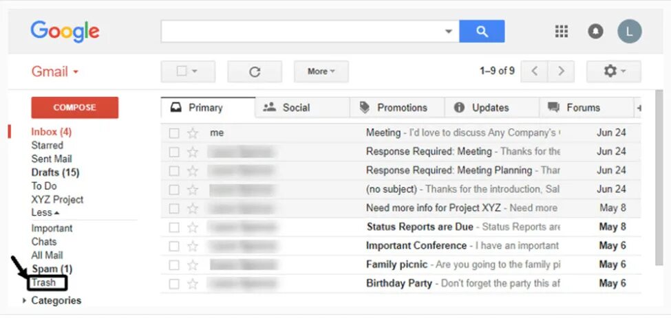 Gmail inbox. Корзина gmail. Корзина в почте gmail. Электронная почта гмаил спам. Gmail дата рождения