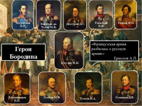 Картинки ГЛАВНЫЕ ГЕРОИ БОРОДИНО ЛЕРМОНТОВ