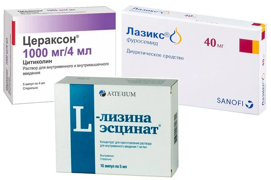 Какие лекарства при сотрясение головного мозга