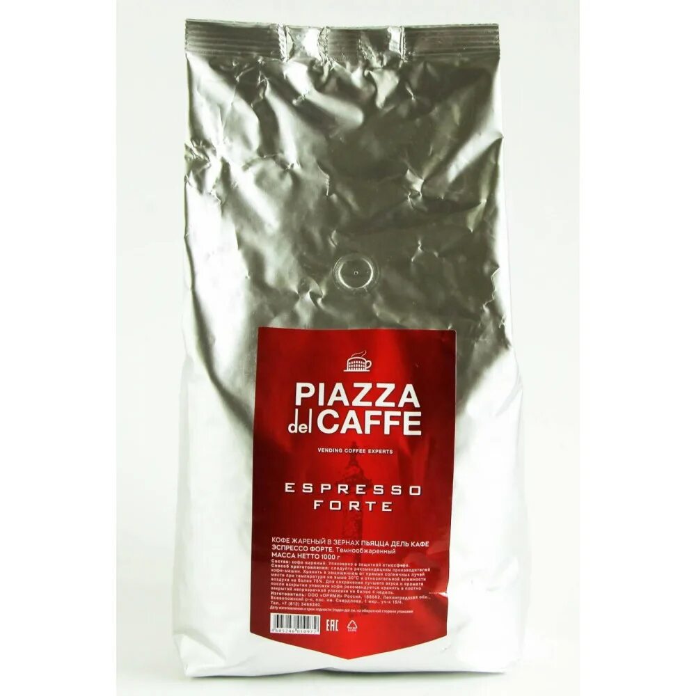 Piazza del caffe espresso forte. Кофе в зернах piazza del caffe. piazza del caffe espresso forte в зернах 1. piazza del caffe espresso forte, кофе в зернах (1 кг). plaza del caffe espresso forte кофе в зернах 1кг ст/бэг.