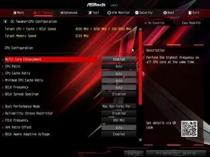 Cpu ratio