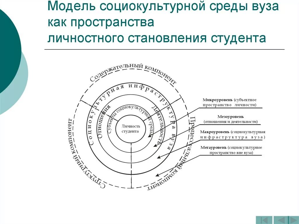 Социокультурная среда вуза. Модель социокультурной среды. Концепция социокультурной среды. Социокультурное пространство вуза. Модель социальных целей