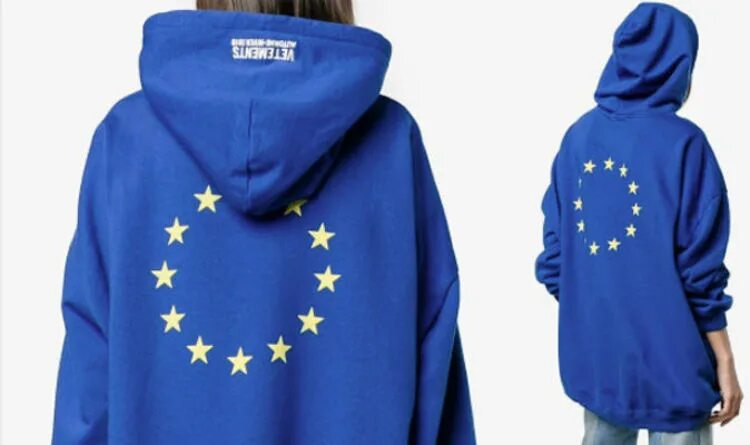 Vetements ecstasy. Vetements Europe худи. Vetements European Union Hoodie. Худи Евросоюз vetements. Vetements худи ss20.