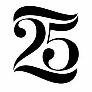 25 красиво написано