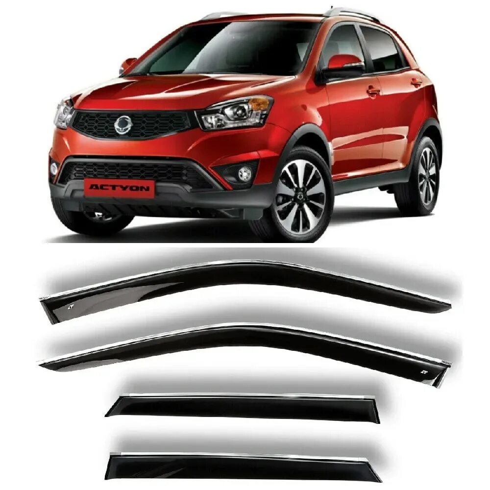Ssangyong actyon дефлектор. Дефлектор ssangyong actyon. ветровики ссанг енг актион 1. ssangyong actyon 2010.