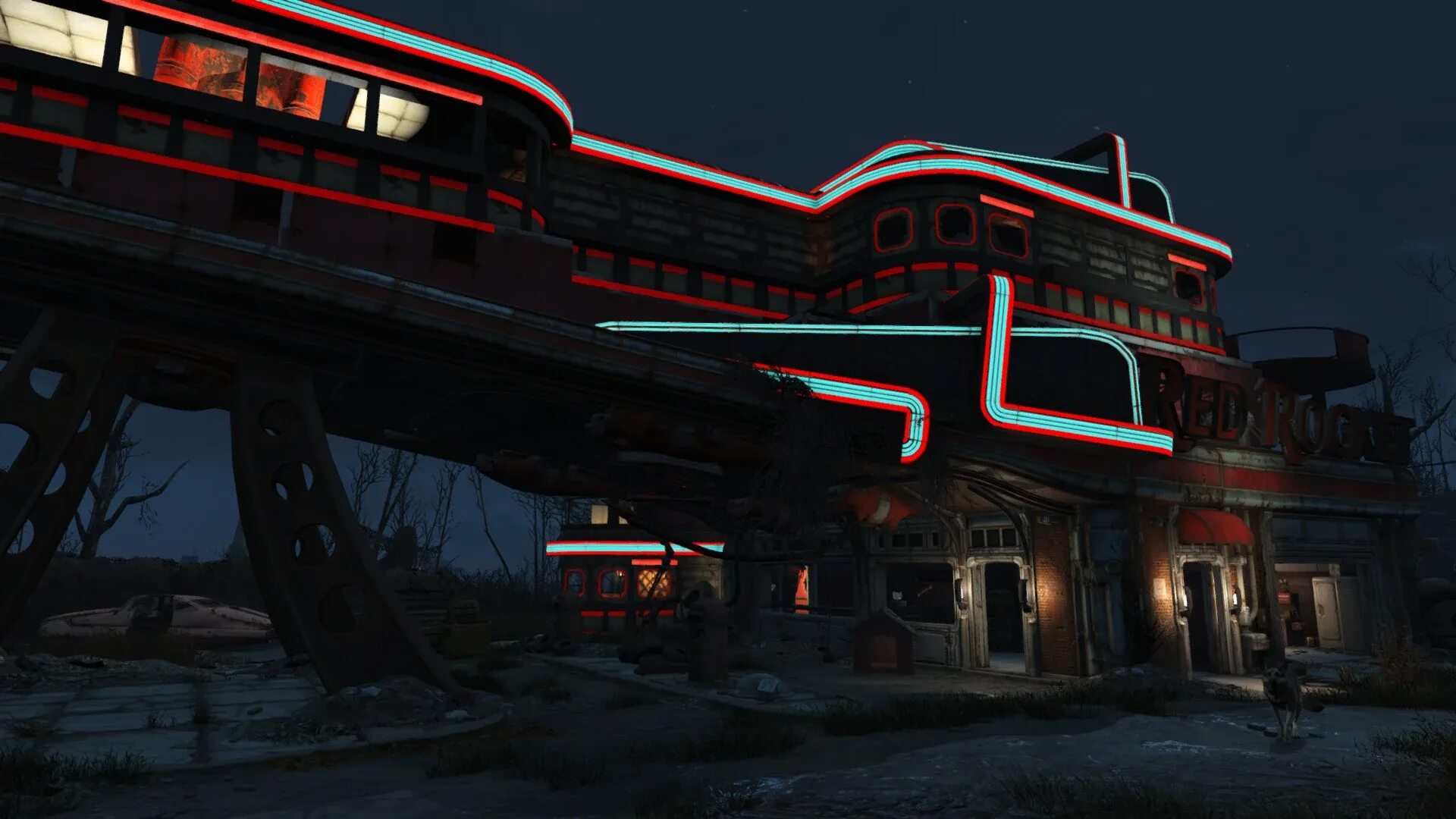 Fallout red. Фоллаут red rocket. fallout 4 red rocket. стоянка грузовиков красная ракета fallout 4.