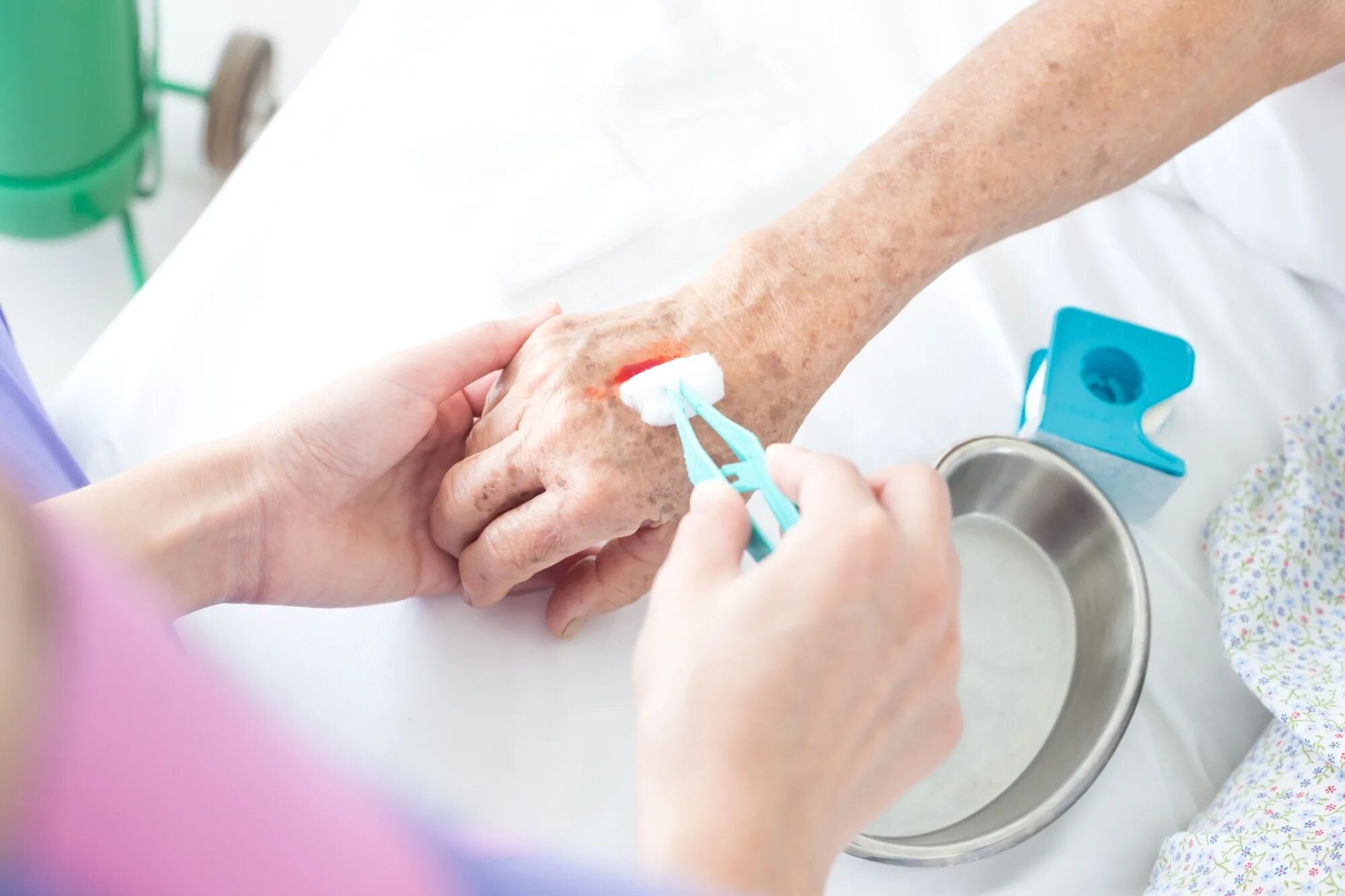 The wound must clean. No more vaccine. The wound must clean. The wound must clean. The wound must clean.