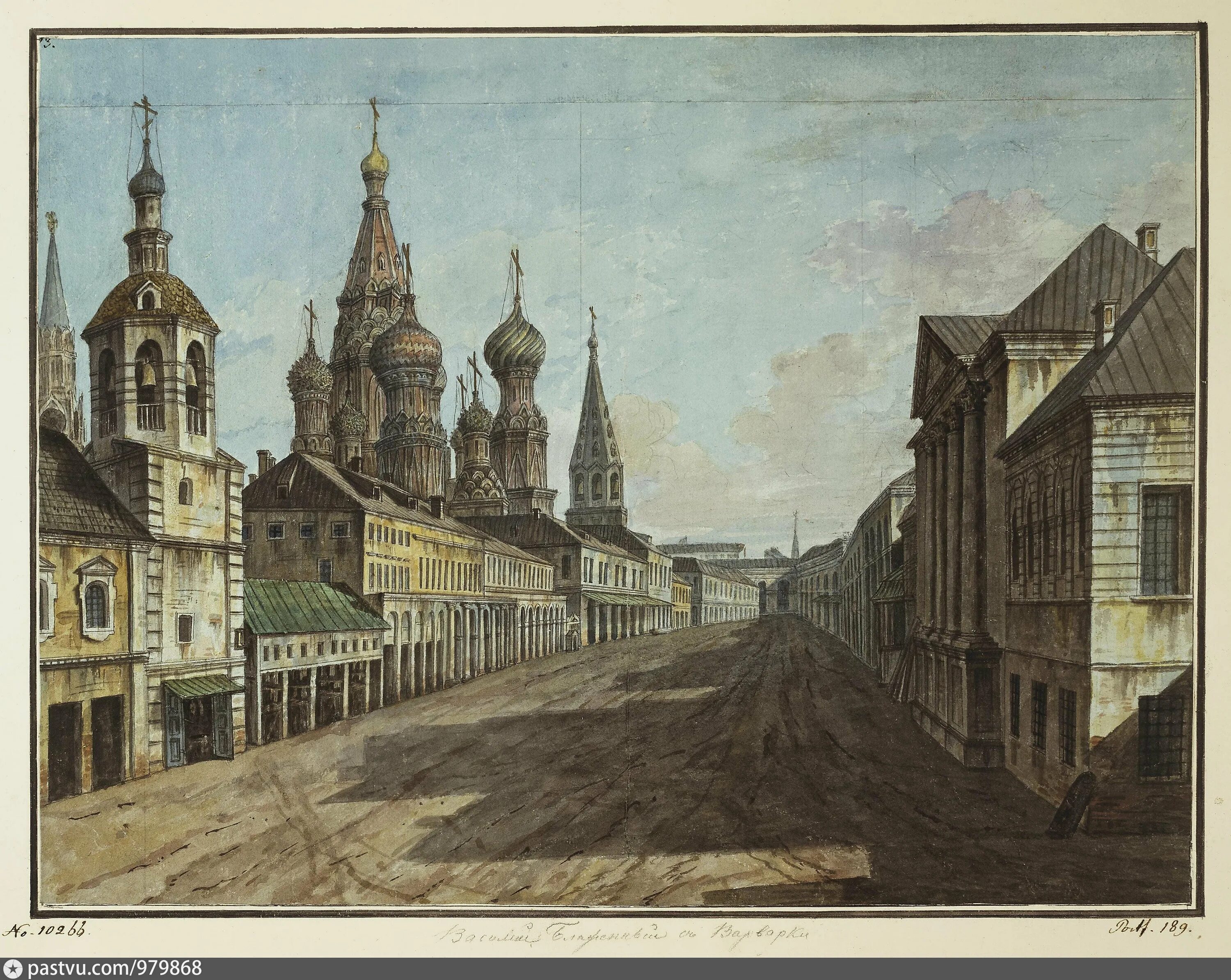 Улицы 14 века. Фёдор Алексеев пейзажи Москвы 1800.