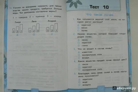 Окружающий мир 3 класс тест золотое