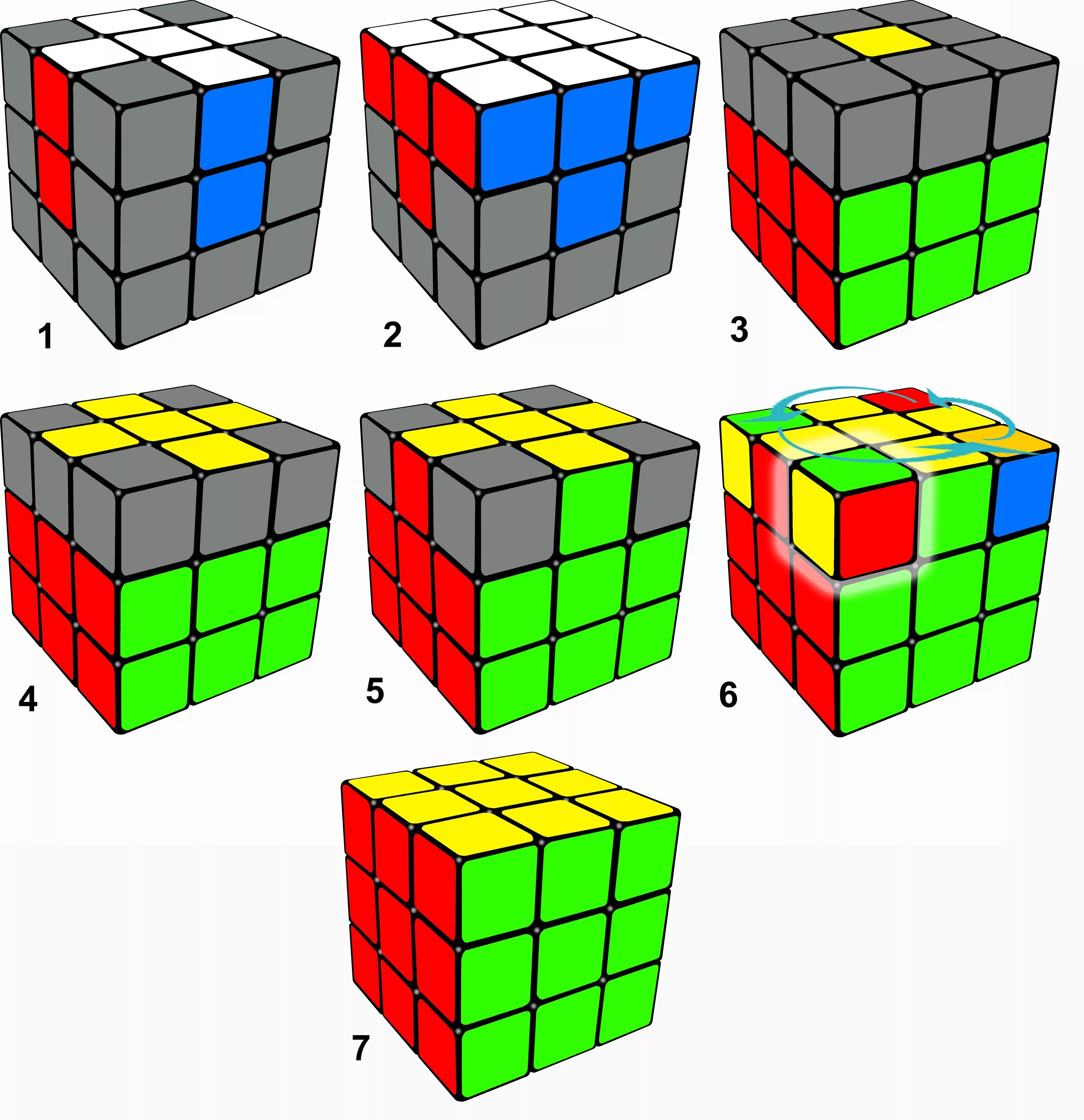 Cube solve. Комбинации кубика Рубика 3х3. Третий слой кубика Рубика 3х3. Кубик рубик сборка. Секрет сборки кубика Рубика 3х3.