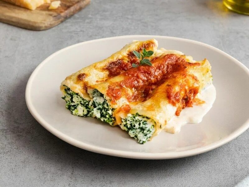 Каннеллони с сыром. Каннеллони с рикоттой и шпинатом. паста каннеллони - cannelloni. каннеллони с рикоттой. белькович каннеллони.