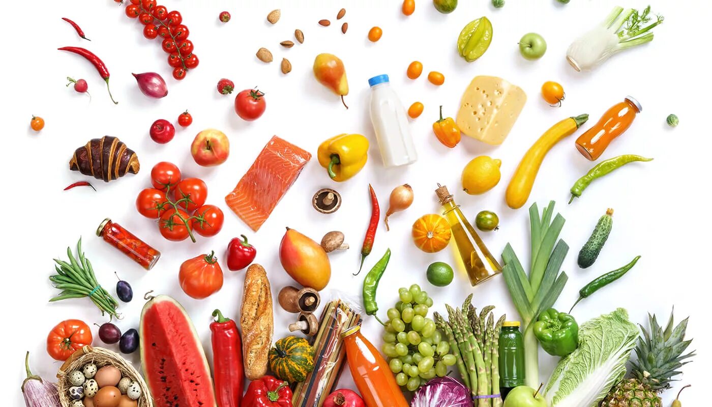 Проект продуктов питания. Красивые продукты. баннер для магазина продуктов. продукты питания. овощи.