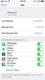 Резервная копия iphone ватсап
