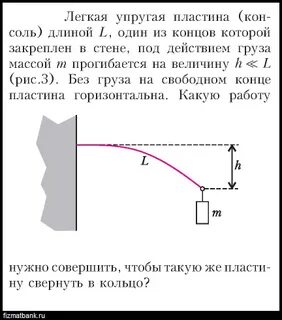 Под действием груза в 300 н