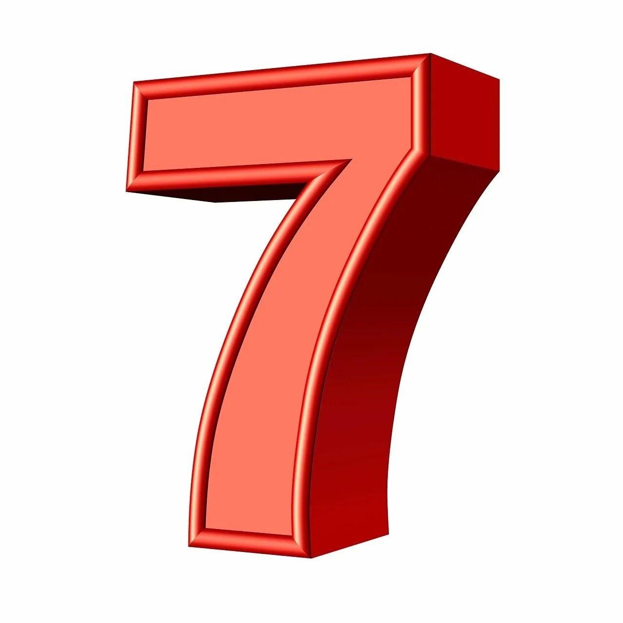 Изображение числа 7