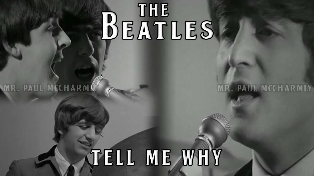 Why beatles. Преподаватель вокала у битлз. гифка битлз tell me why.