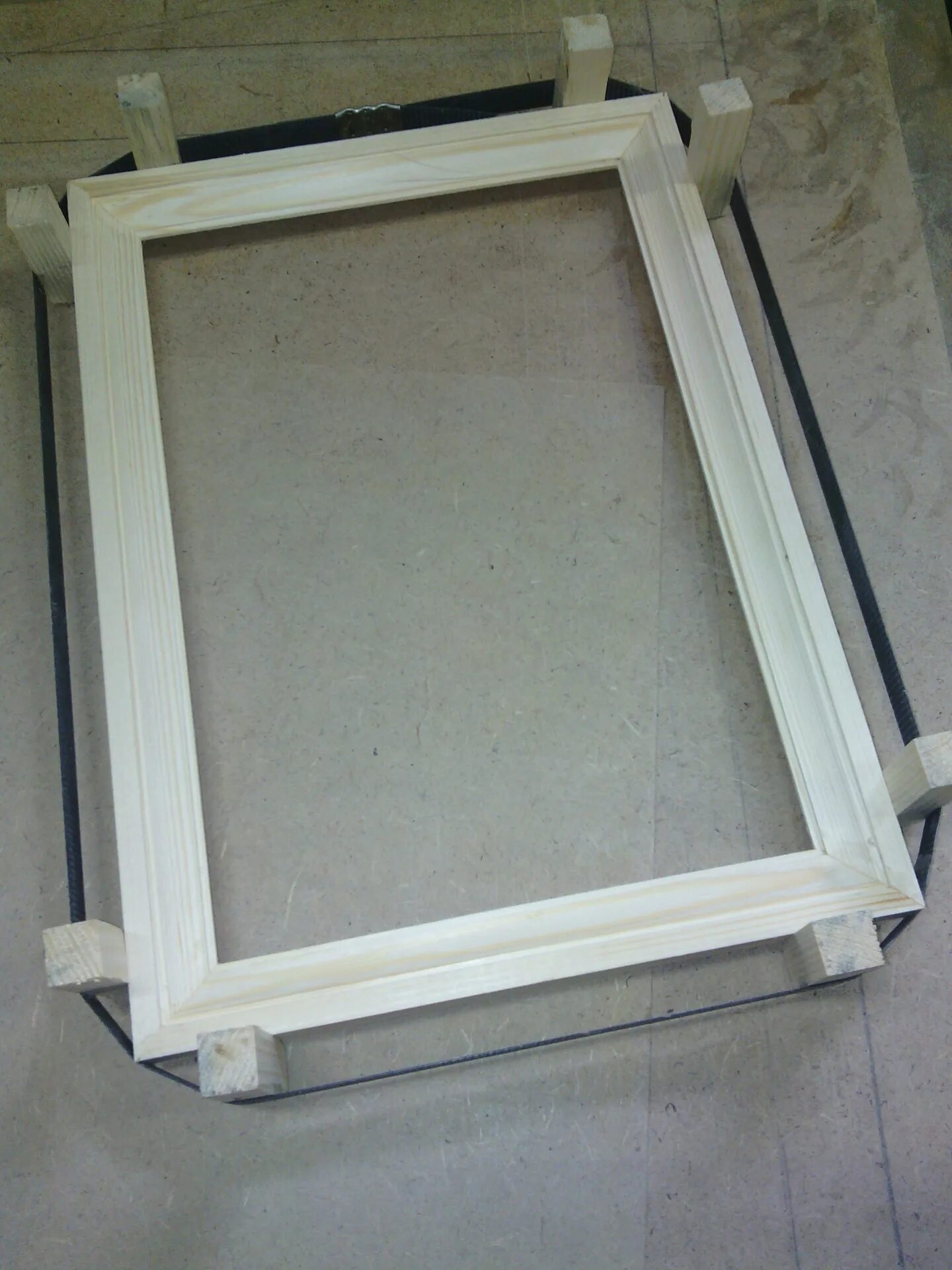 Заклеить рамку