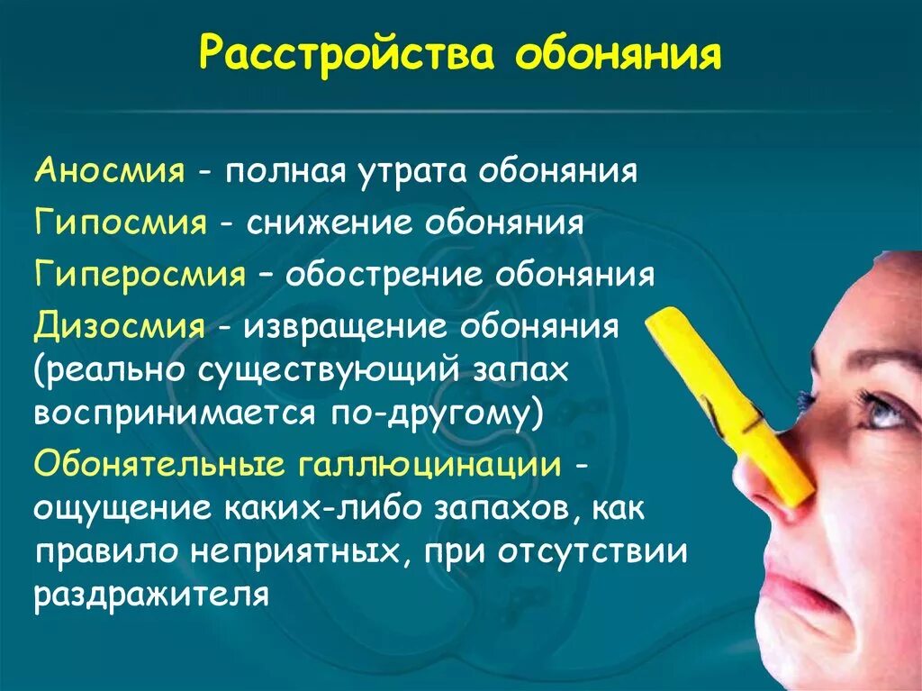 Почему человек не чувствует запахи