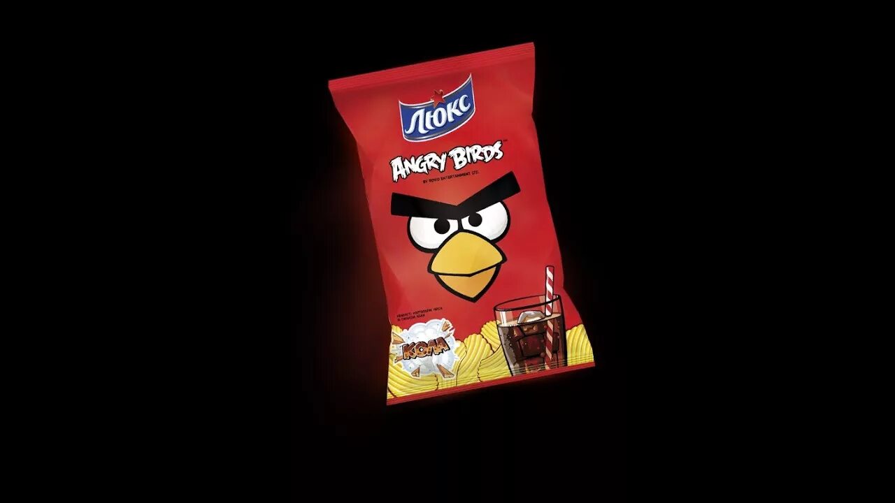 Чипсы Angry Birds. Чипсы со вкусом колы. Чипсы Люкс Angry Birds. Luxe чипсы.