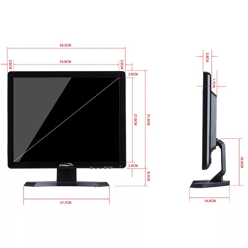 Монитор 19 дюймов Размеры экрана. Ace-h1701 монитор. EVERFOCUS монитор Ace-h1701. Монитор 15 дюймов 4:3 Размеры.