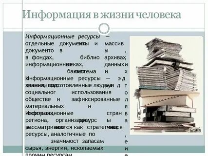 Организация личного архива информации сообщение