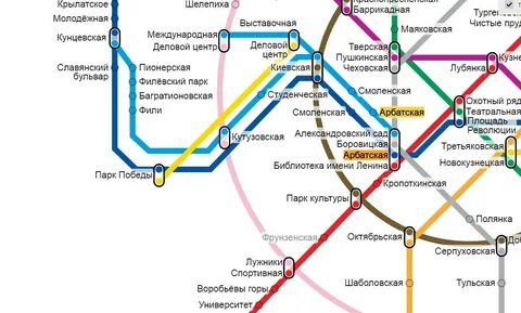 Павелецкая до парка победы