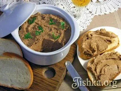Куриный паштет из печени рецепт с маслом