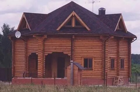 Сруб на который ставился восьмерик