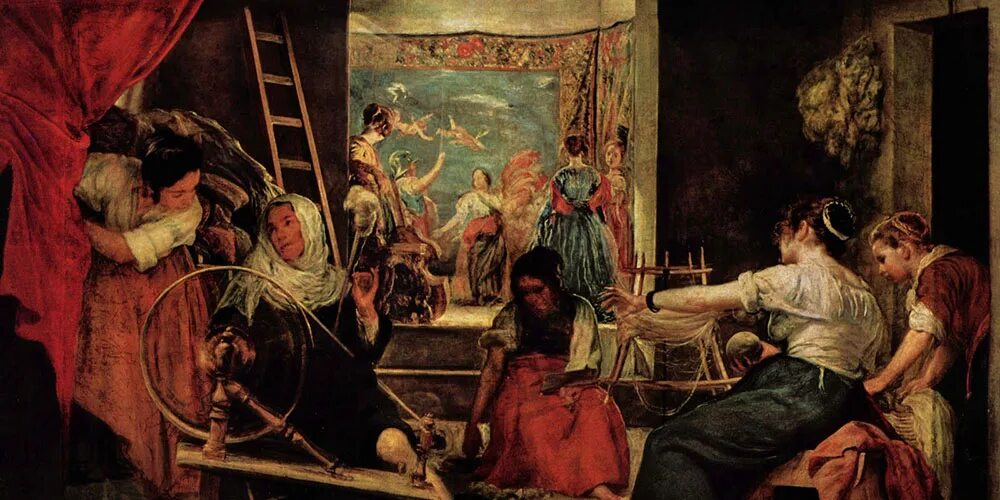 Диего веласкес жанр. Диего веласкес. пряхи. 1657.. пряхи 1657 веласкес. испанский живописец, диего веласкес.