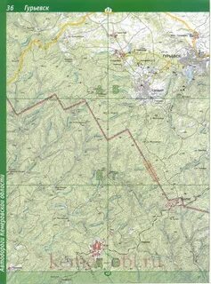 Карта гурьевск кемеровская