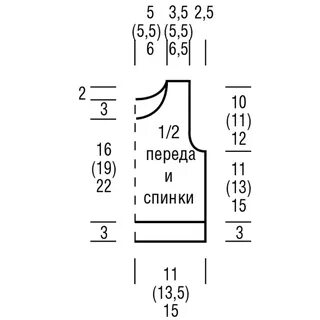 Размер жилета детского