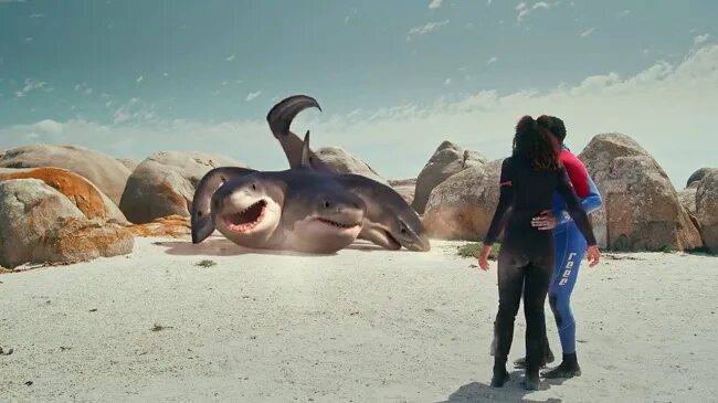 Нападение шестиглавой акулы. Нападение шестиглавой акулы (2018) 6-headed Shark Attack девушки.