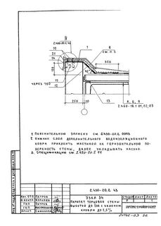 Высота парапета