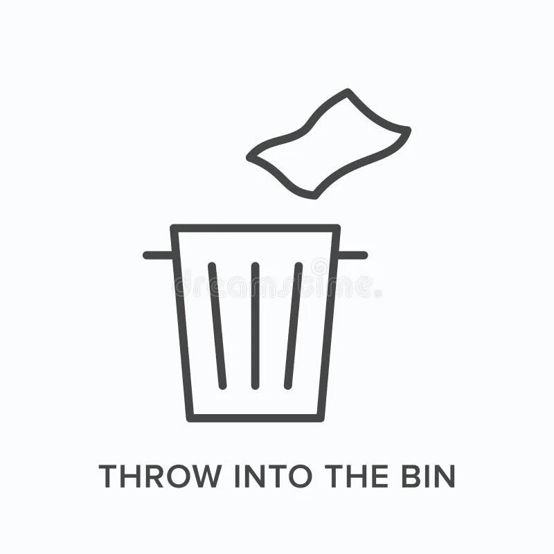 Trash throw. Throw trash. throwing trash into bin. throw rubbish in the bin. докс бин значок.