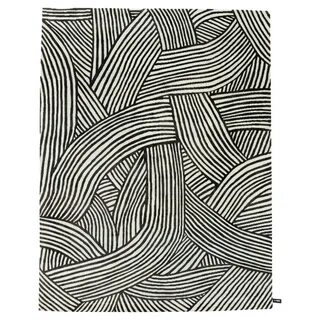 cc-tapis Rug Inky Dhow Black by Bethan Grey For Sale. 