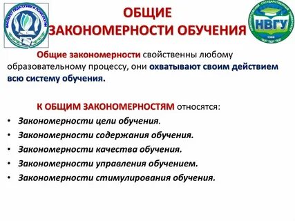 Закономерности и принципы профессионального обучения