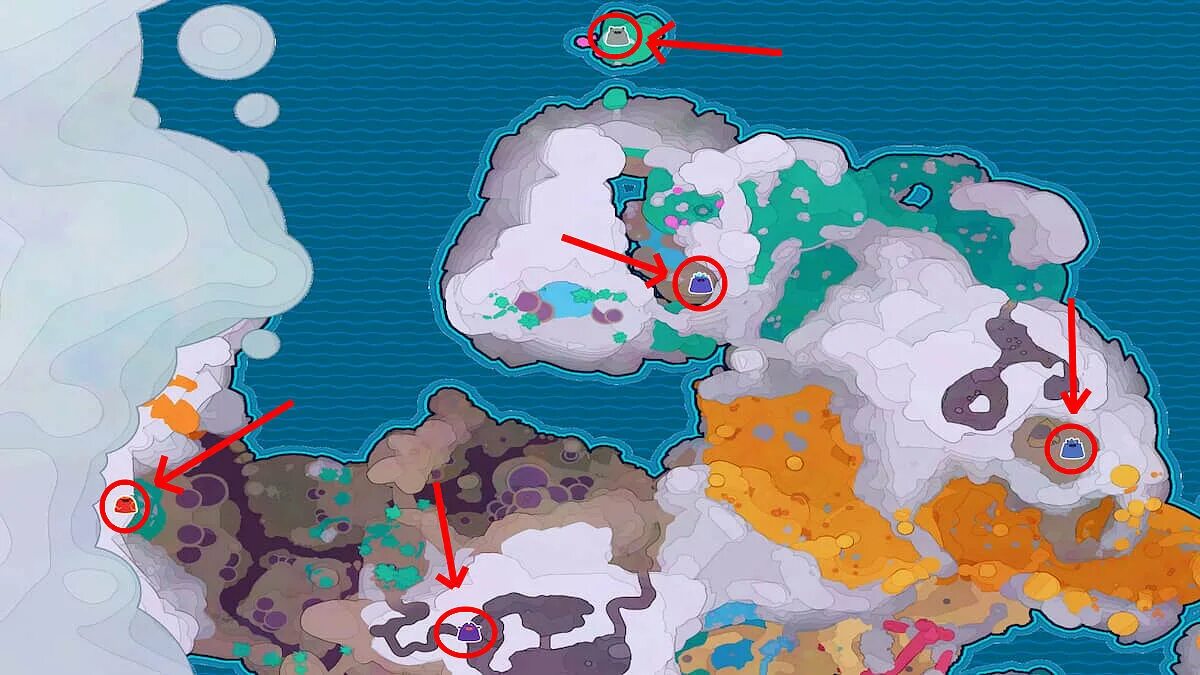 Slime rancher map. Вся карта slime rancher 2. slime rancher 2 карта гордо. слайм ранчер карта гордо. slime rancher 2 ларго карта.