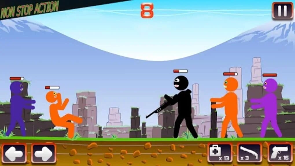Игра в гору 1. Человечки игра стрелялки. игра стрелялка пластилиновые человечки. стикмен с дробовиком. разноцветные человечки игра шутер.