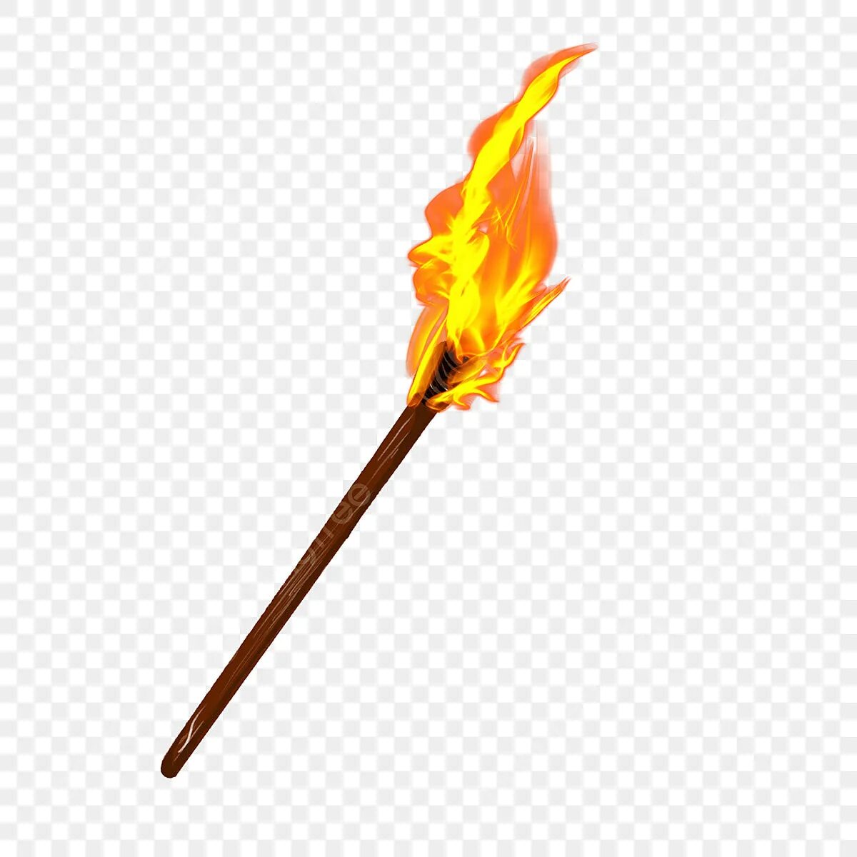 Палка горит. Огненный факел. Палка горит. Торч факел. Палка горит.