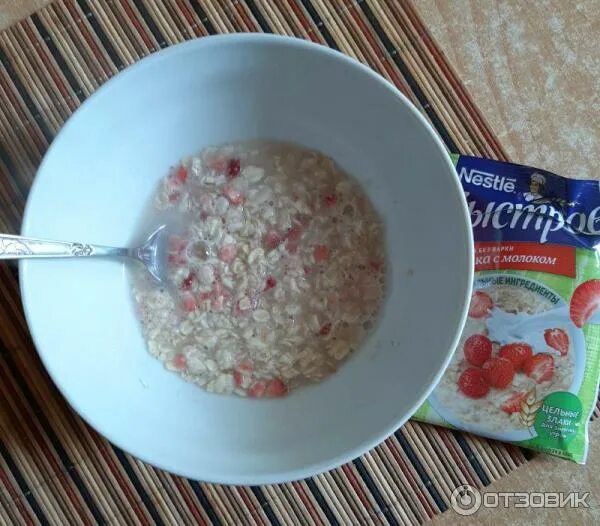 Отзыв о Овсяные хлопья быстрого приготовления "Русский продукт" Геркулес Вкусный