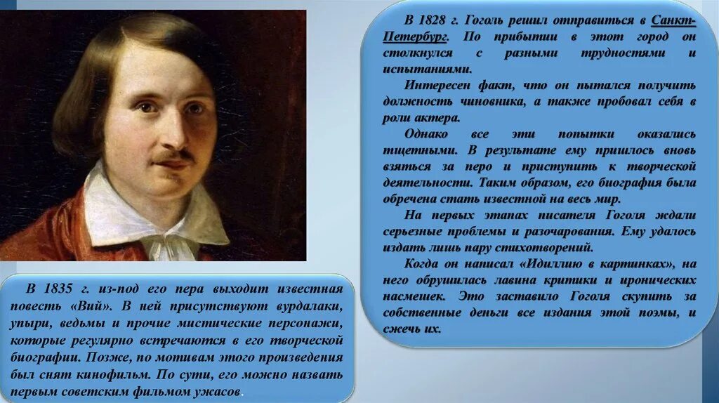 Проблематика произведения гоголя. Гоголь 1828. Сочинение про Гоголя. Особенности творчества Гоголя. Творчество Гоголя сочинение.