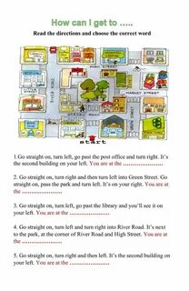 Giving directions english
