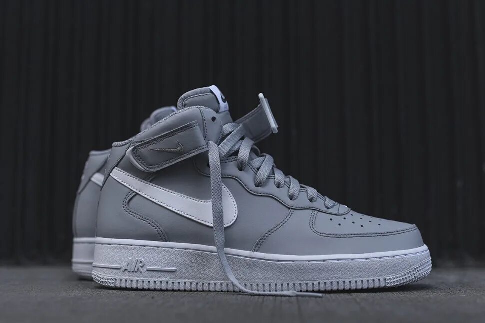 Nike Air Force 1 Mid 07 Wolf Grey. Nike Air Force 1 Mid Wolf Grey. Nike Air Force 1 Mid Grey. Nike Air Force 1 Mid QS.