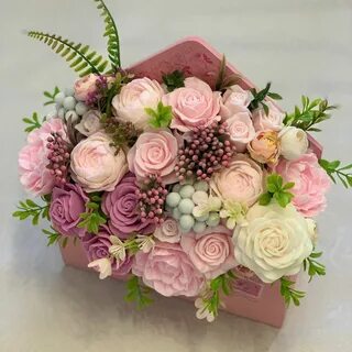 Soap flowers