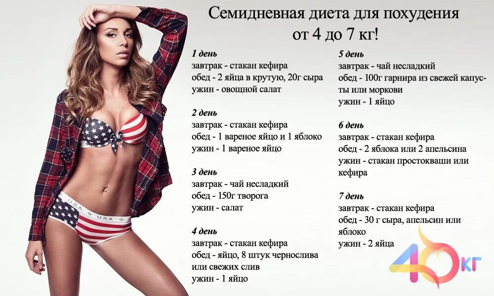 2 кг за три дня