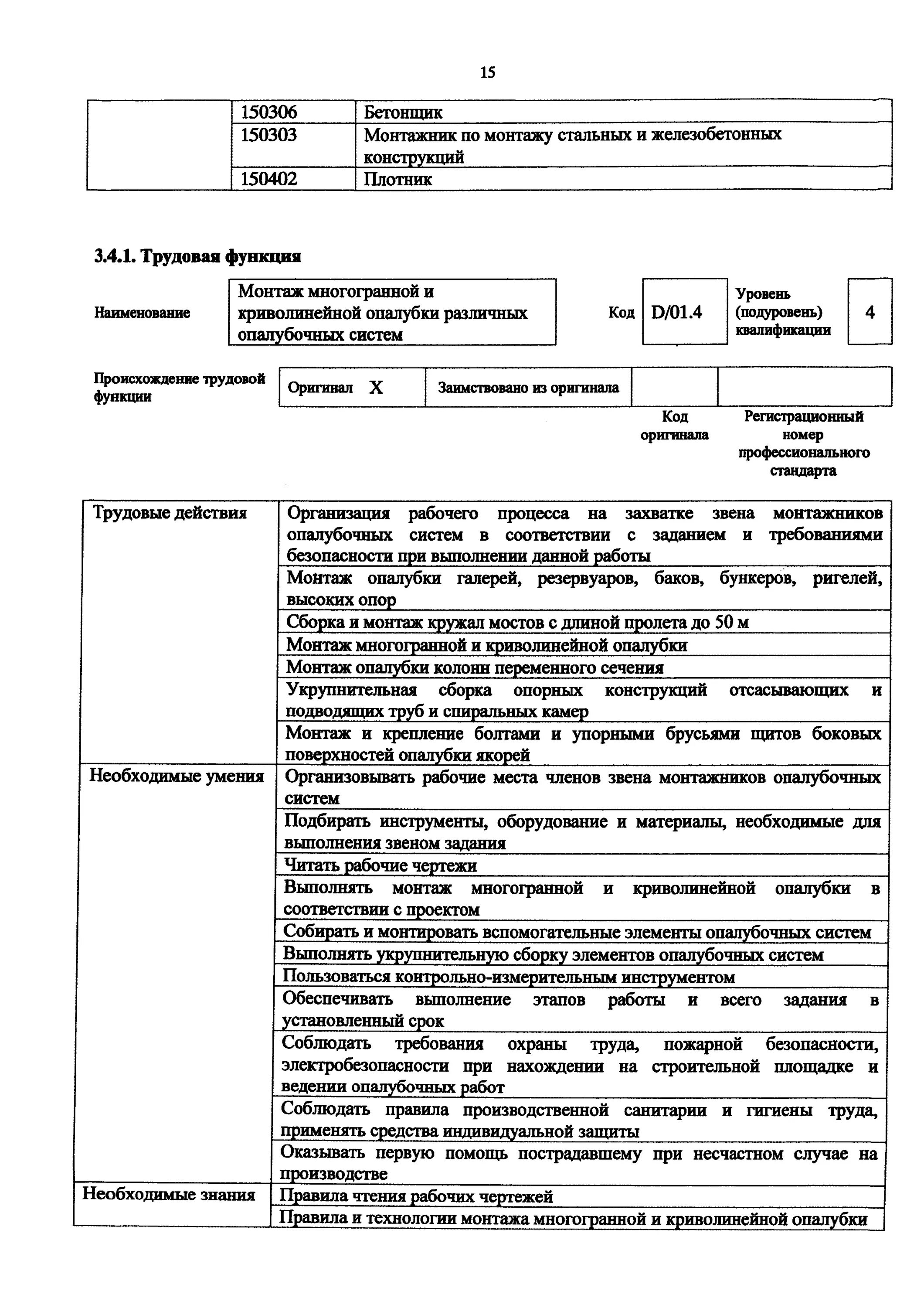 резюме монтажник железобетонных конструкций.